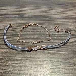 Gold and Gray 2 Bracelet Set